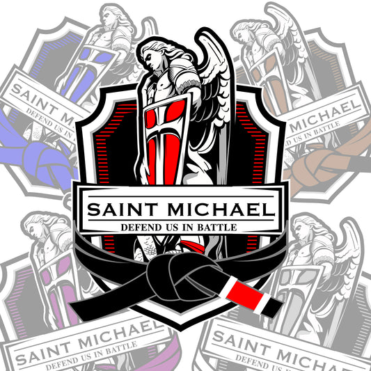 Gi Patch - St. Michael - Woven BJJ Ranked Patch
