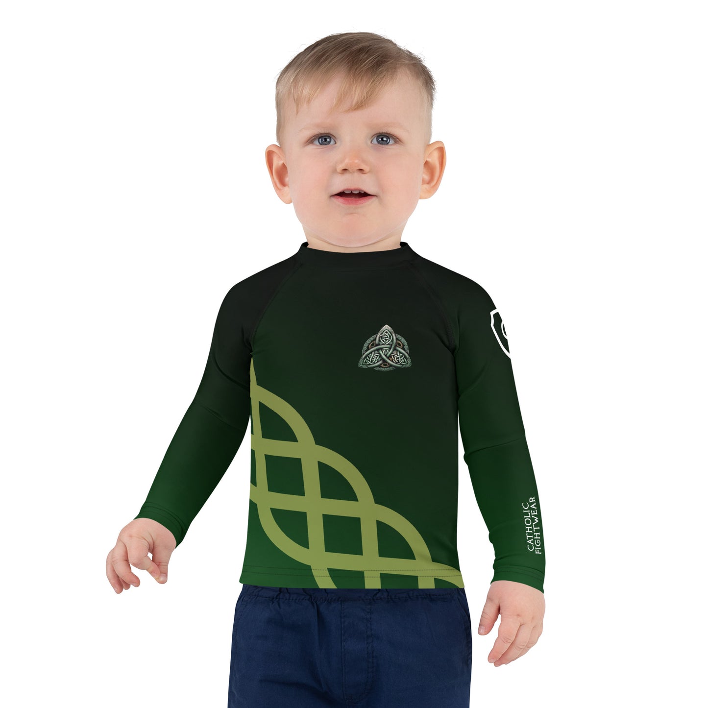 Memento Mori Celtic Cross - Kids BJJ Rash Guard