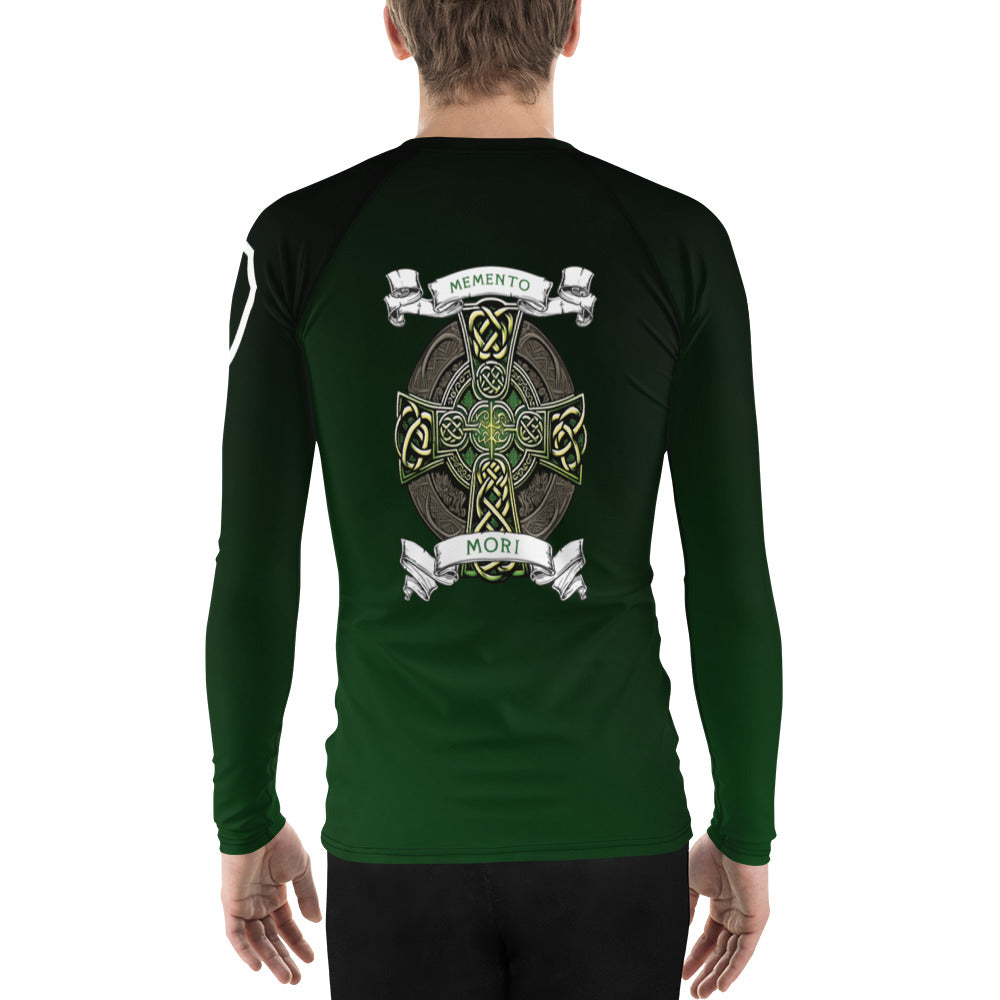 Memento Mori Celtic Cross - Adult BJJ Rash Guard