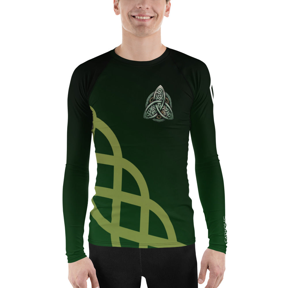 Memento Mori Celtic Cross - Adult BJJ Rash Guard