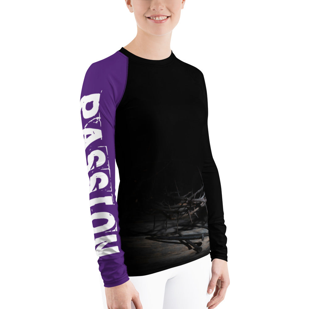 Purple Belt - Passion - Women's BJJ Rash Guard