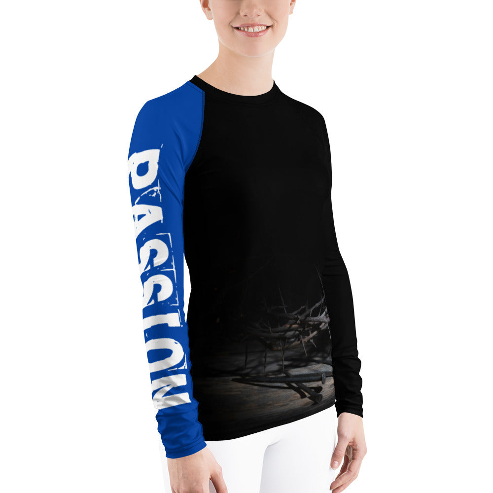 Blue Belt - Passion - Women's BJJ Rash Guard