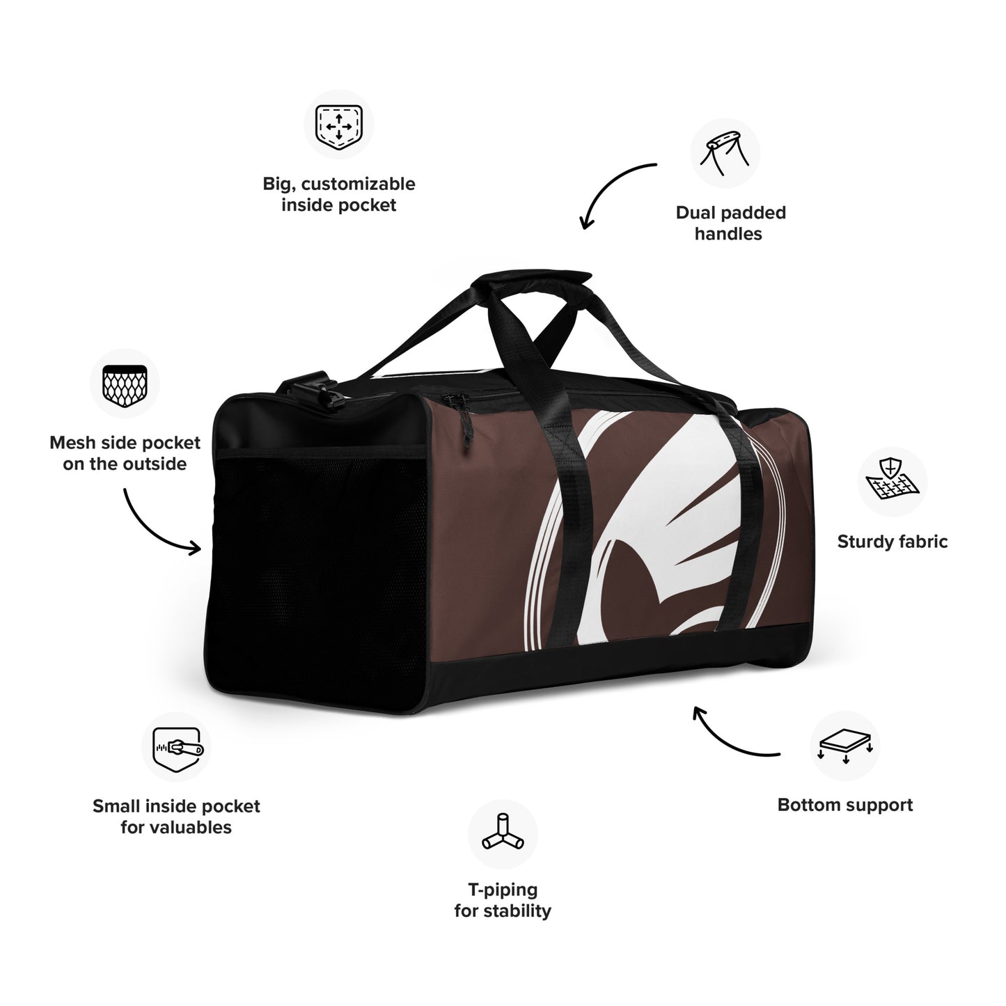 Guardian Angel Ranked Duffle Bag - Brown Belt