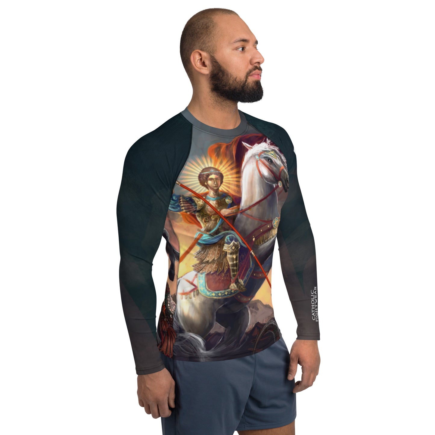 St George and the Dragon Adult BJJ Rash Guard