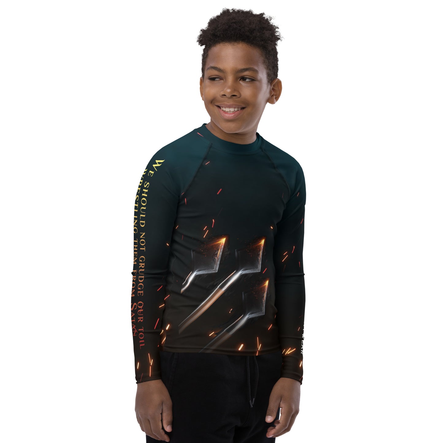 St Sebastian Youth BJJ Rash Guard