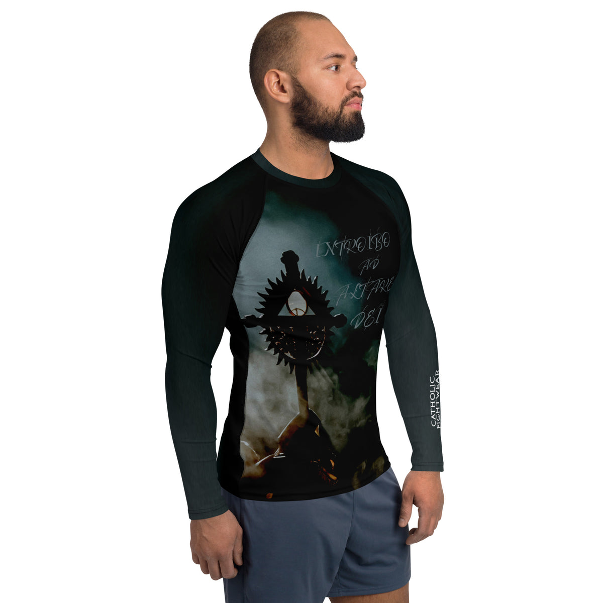 Catholic Rash Guards To The Altar of God - Adult BJJ Rash Guard – Catholic Fightwear