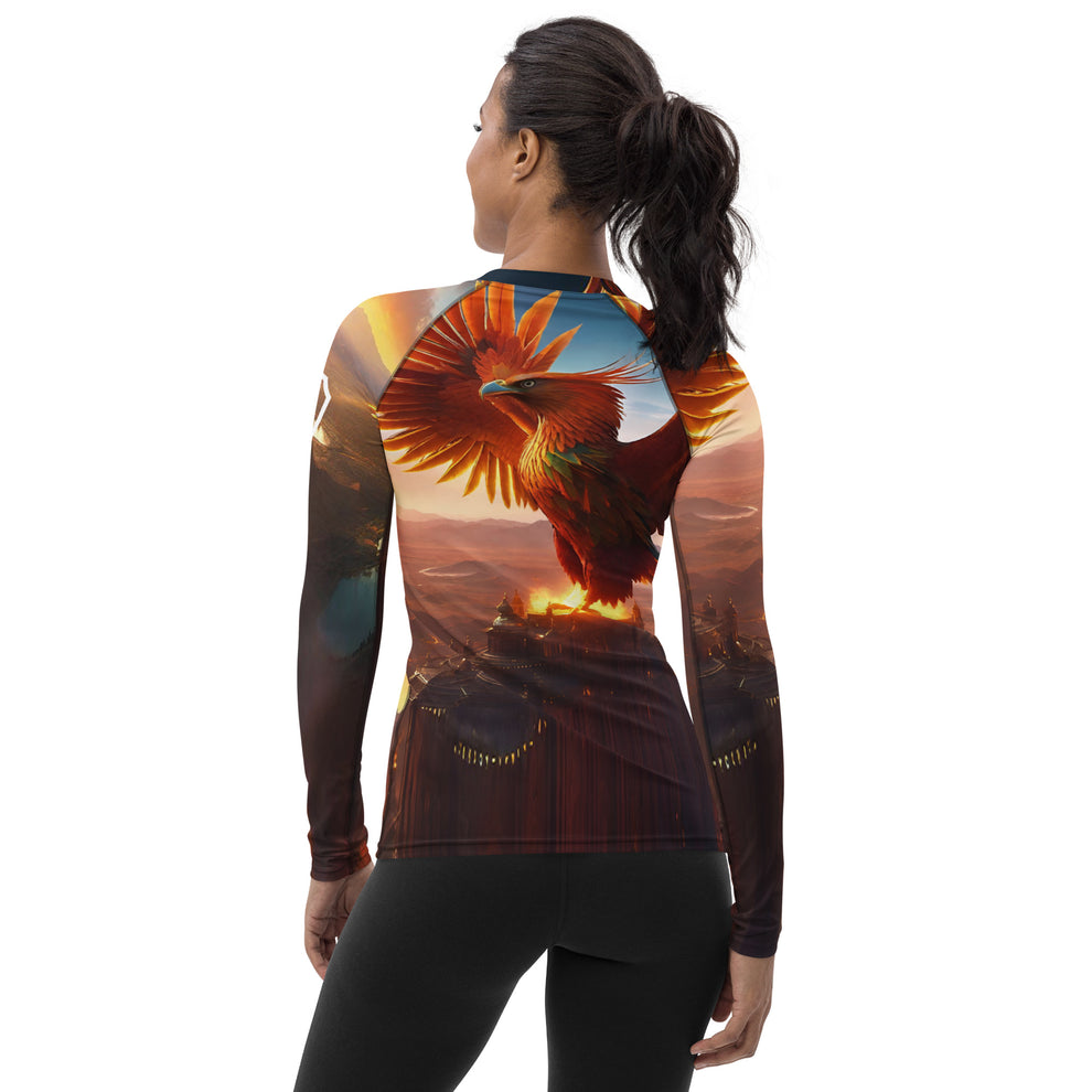 Phoenix Women's Rash Guard – Catholic Fightwear