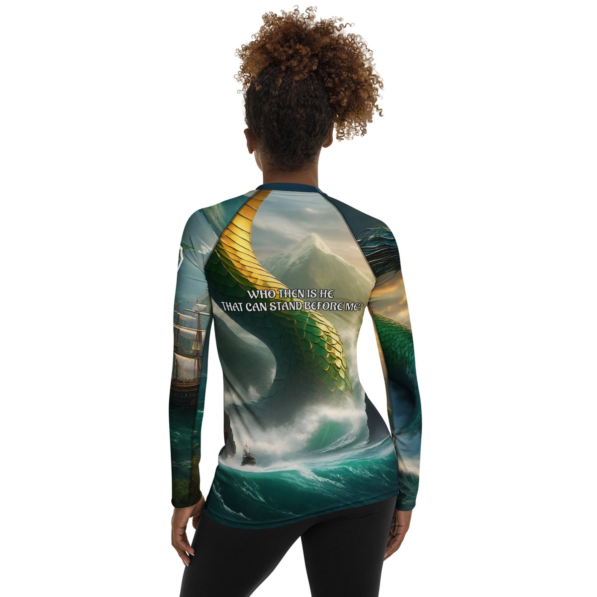 Catholic Rash Guards Leviathan Women's Rash Guard – Catholic Fightwear