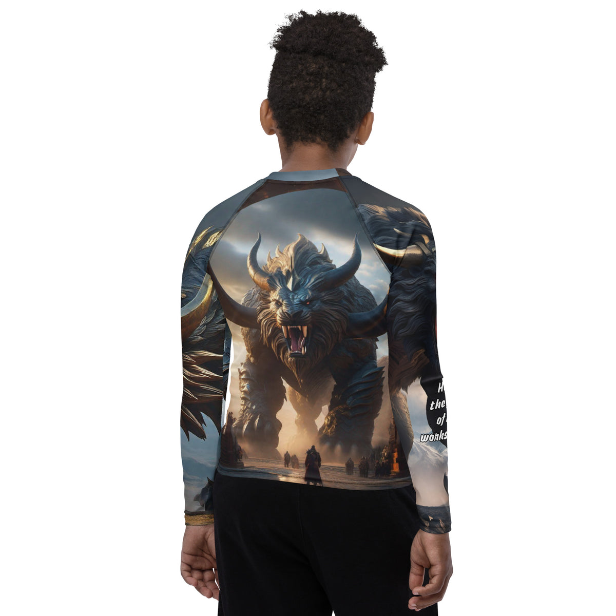 Catholic Rash Guards Behemoth Youth Rash Guard – Catholic Fightwear