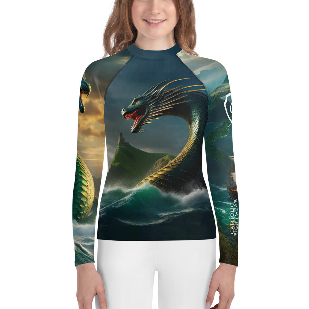 Catholic Rash Guards Leviathan Youth Rash Guard – Catholic Fightwear