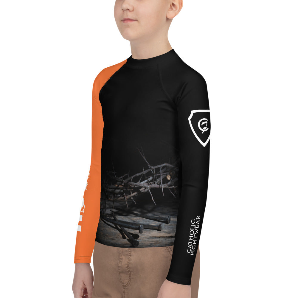 Orange Belt - Passion - Youth BJJ Rash Guard