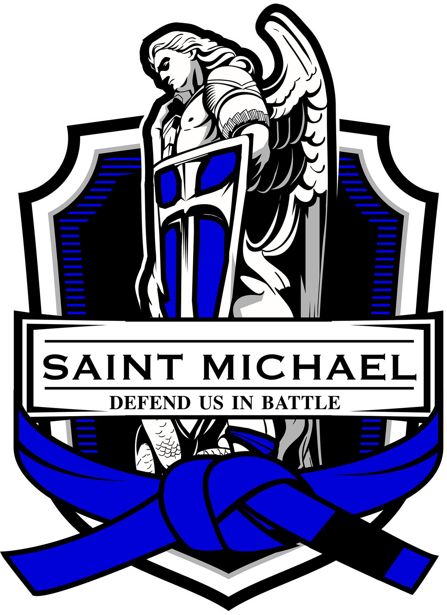 Gi Patch - St. Michael - Woven BJJ Ranked Patch