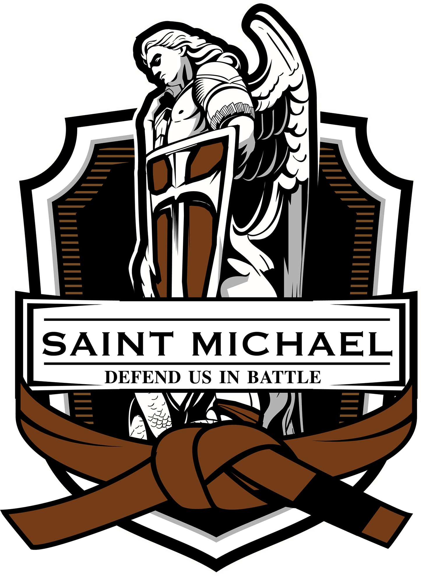 Gi Patch - St. Michael - Woven BJJ Ranked Patch