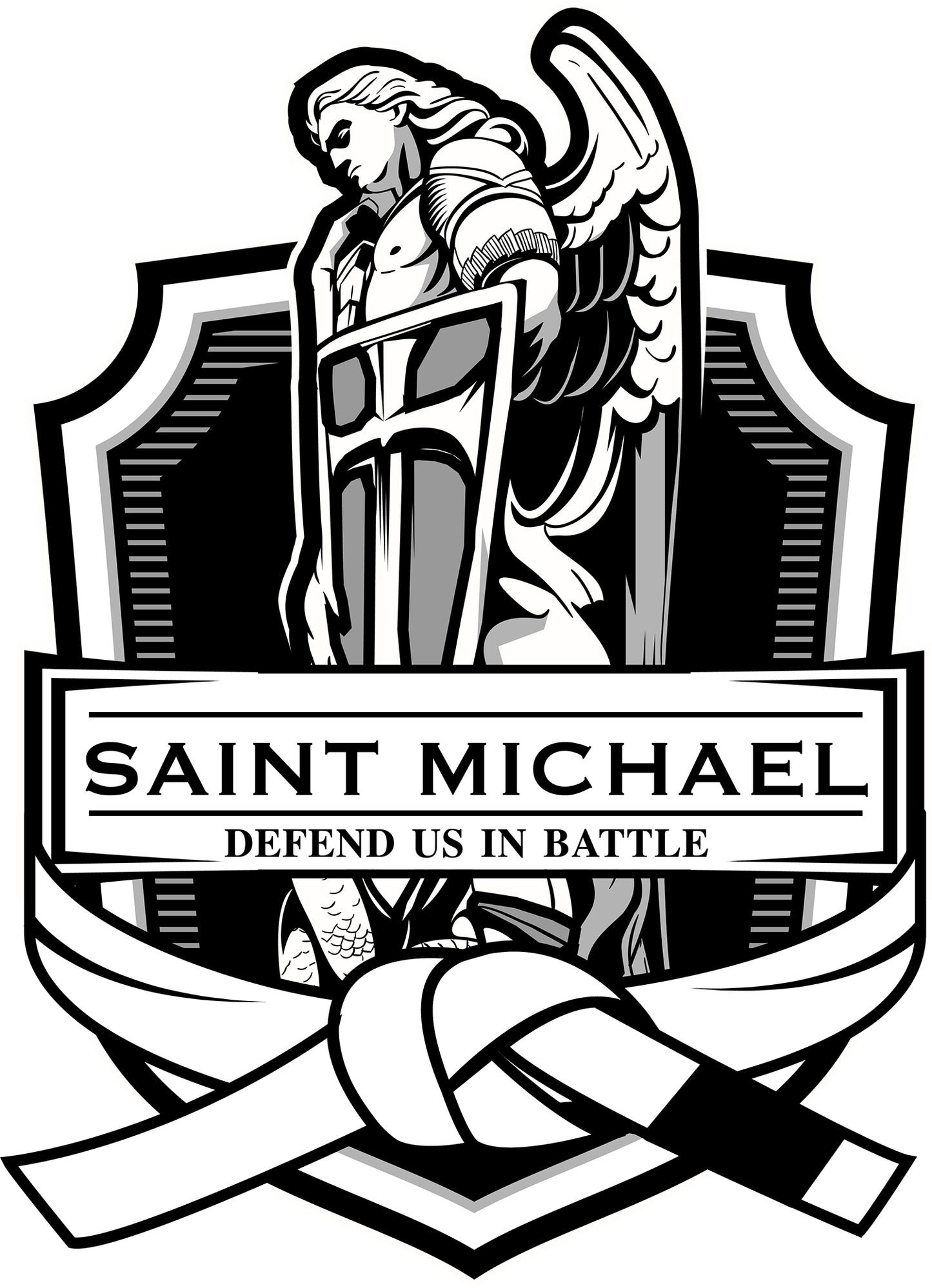 Gi Patch - St. Michael - Woven BJJ Ranked Patch