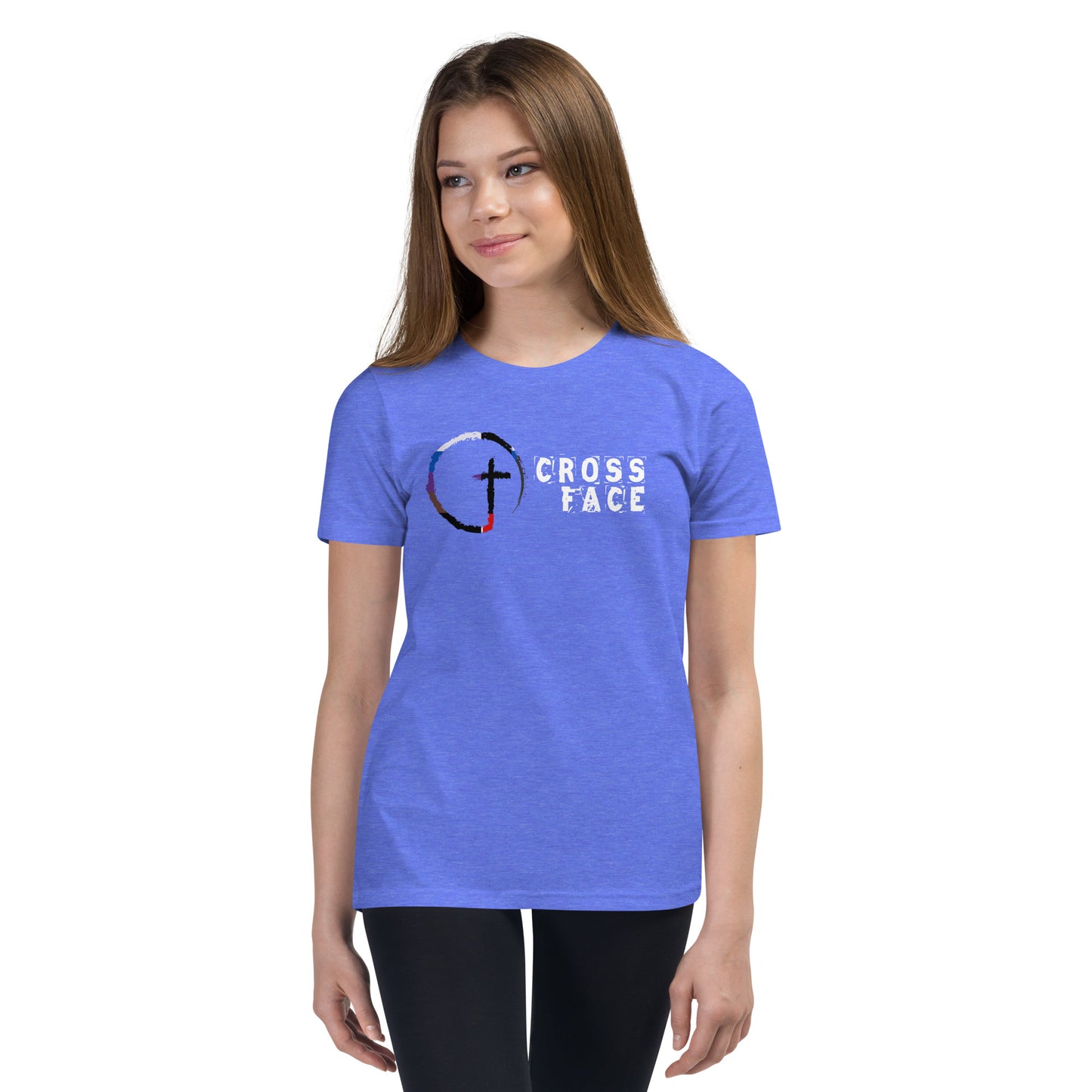 Cross Face Youth Short Sleeve T-Shirt
